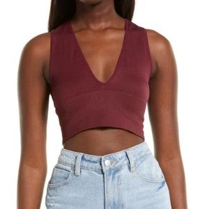 Urban Outfitters Out From Under Tank, Maroon, Size S